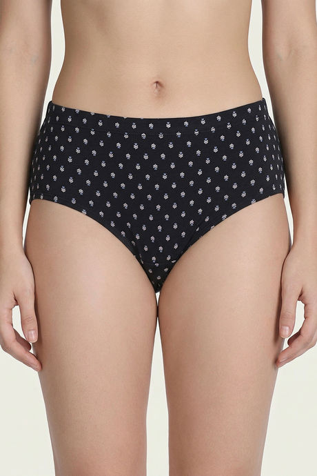 Zivame Medium Rise Full Coverage Hipster Panty (Pack of 3) - Multicolor — image 10